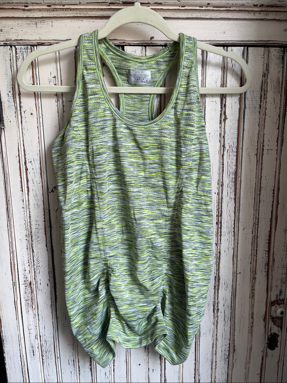 Athleta Women’s Lightweight Racerback Tank Top - Green Space Dye